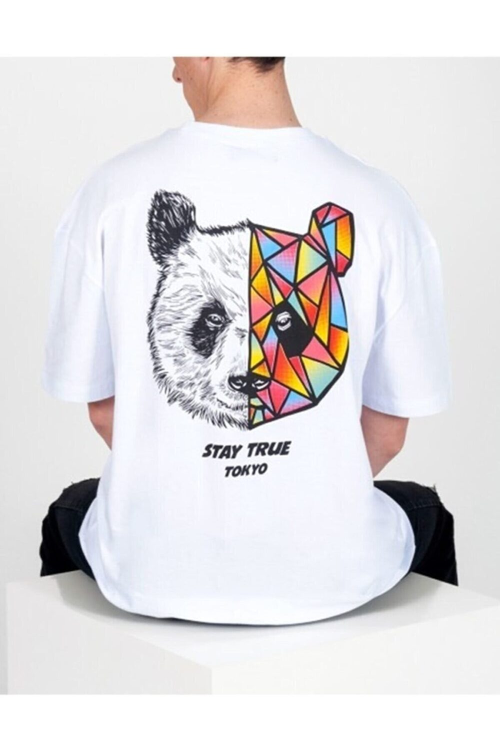 Erkek Beyaz Tokyo Panda T-shirt