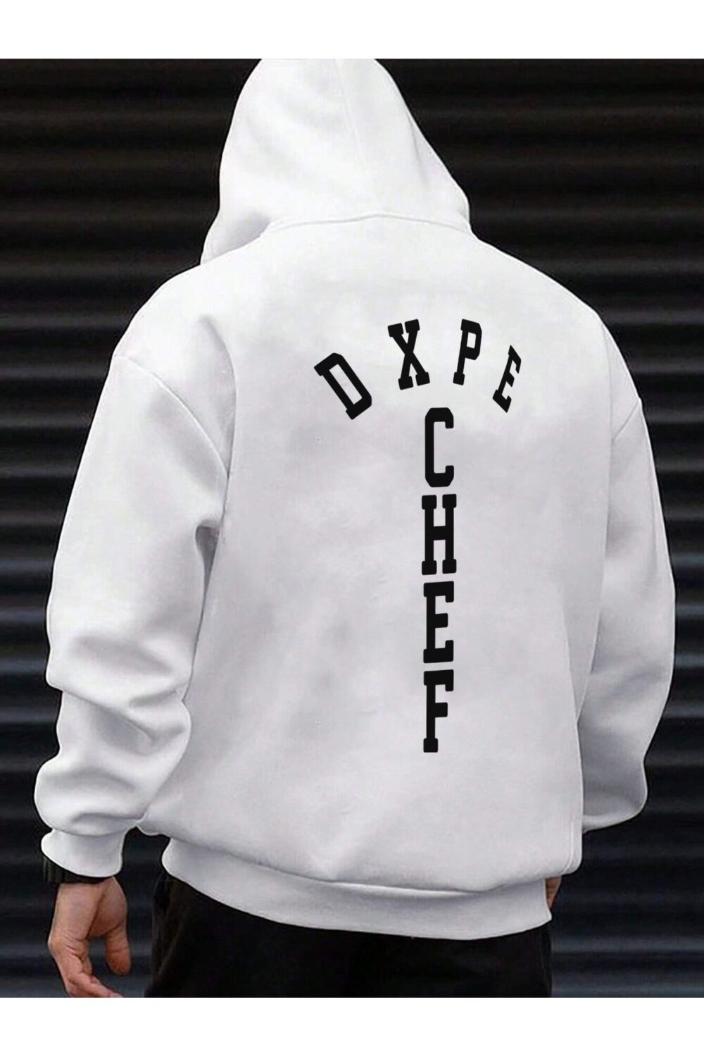 Erkek Dxpe Chef Tasarım Kapüşonlu Sweatshirt