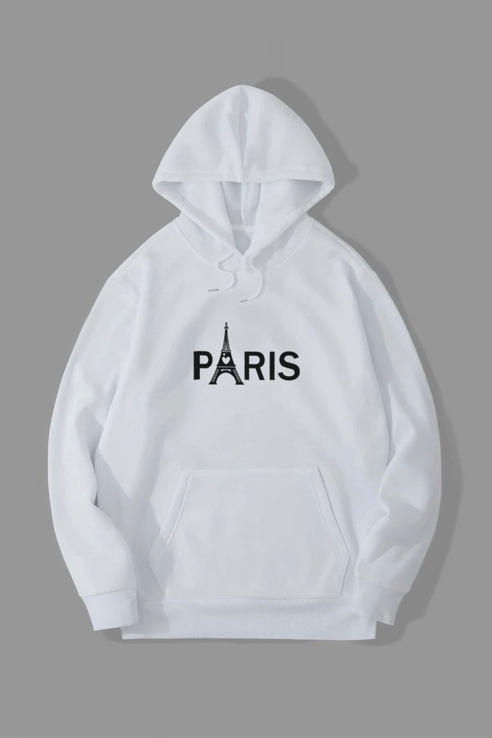 Eyfel Kulesi Paris Tasarım Kapüşonlu Sweatshirt