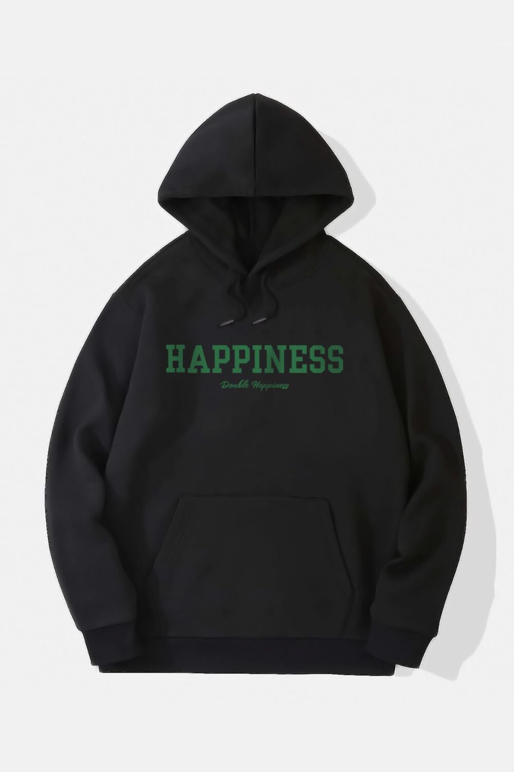 Happiness Baskılı Kapüşonlu Sweatshirt