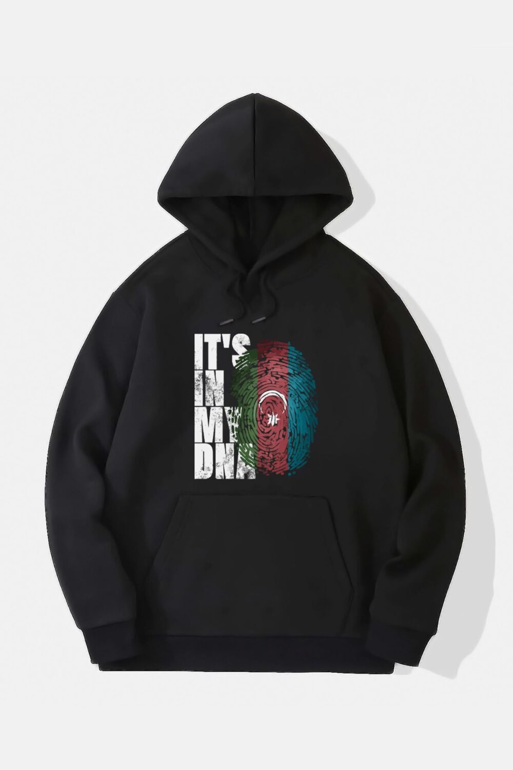 It’s In My Dna Azerbaycan Bayrağı Tasarım Kapüşonlu Sweatshirt