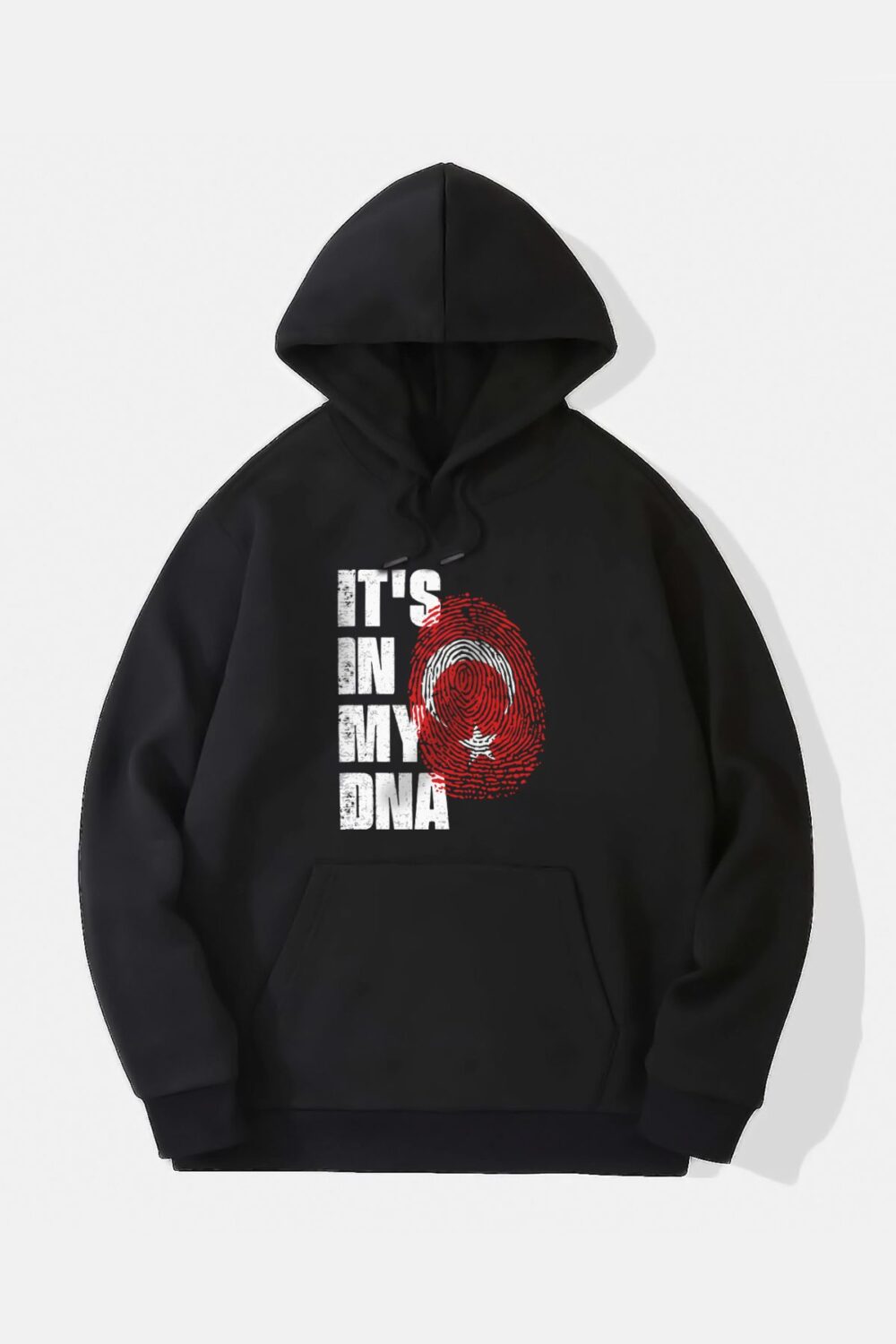 It’s In My Dna Türk Bayrağı Tasarım Kapüşonlu Sweatshirt