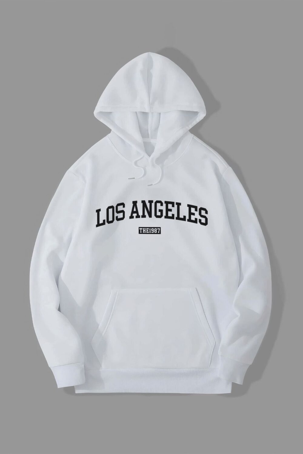 Los Angeles The 1987 Baskılı Kapüşonlu Sweatshirt