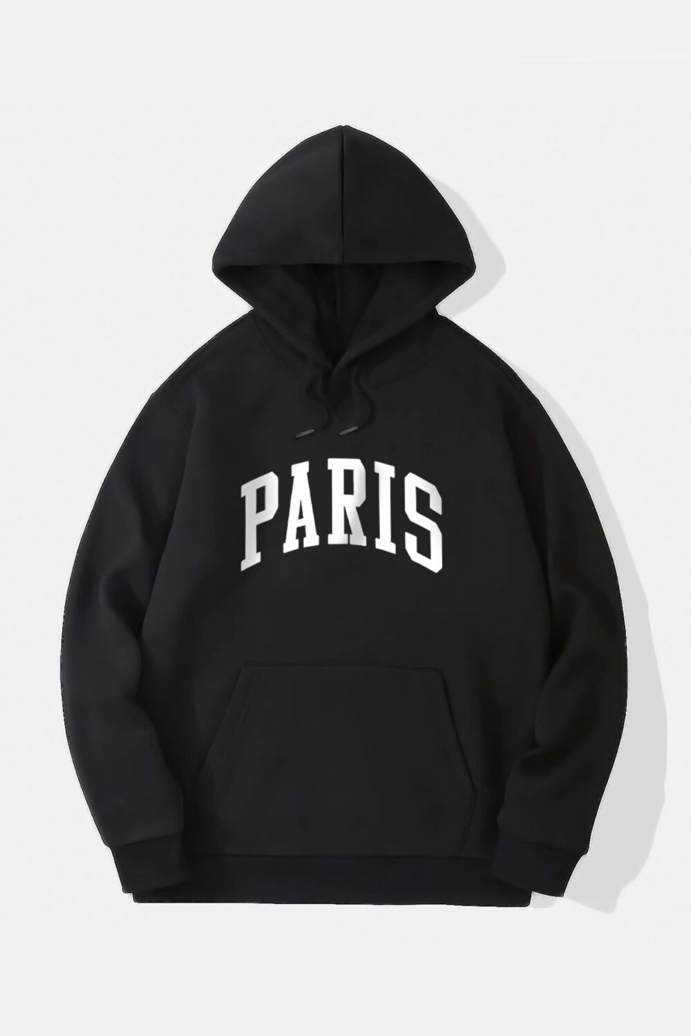 PARIS Baskılı Kapüşonlu Sweatshirt Hoodie