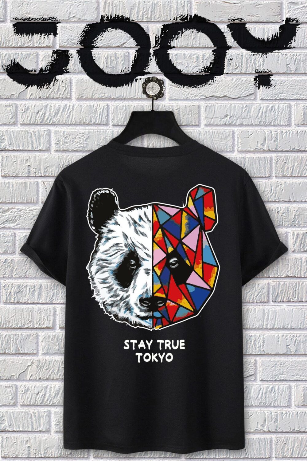 Siyah Tokyo Panda T-Shirt