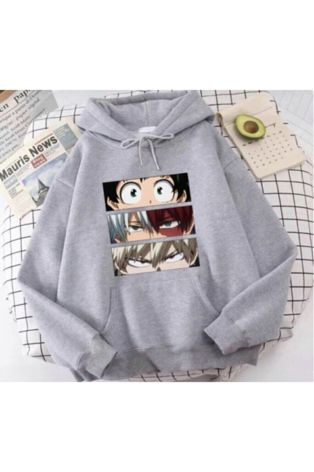 Unisex Anime Naruto Kapüşonlu Sweatshirt Hoodie