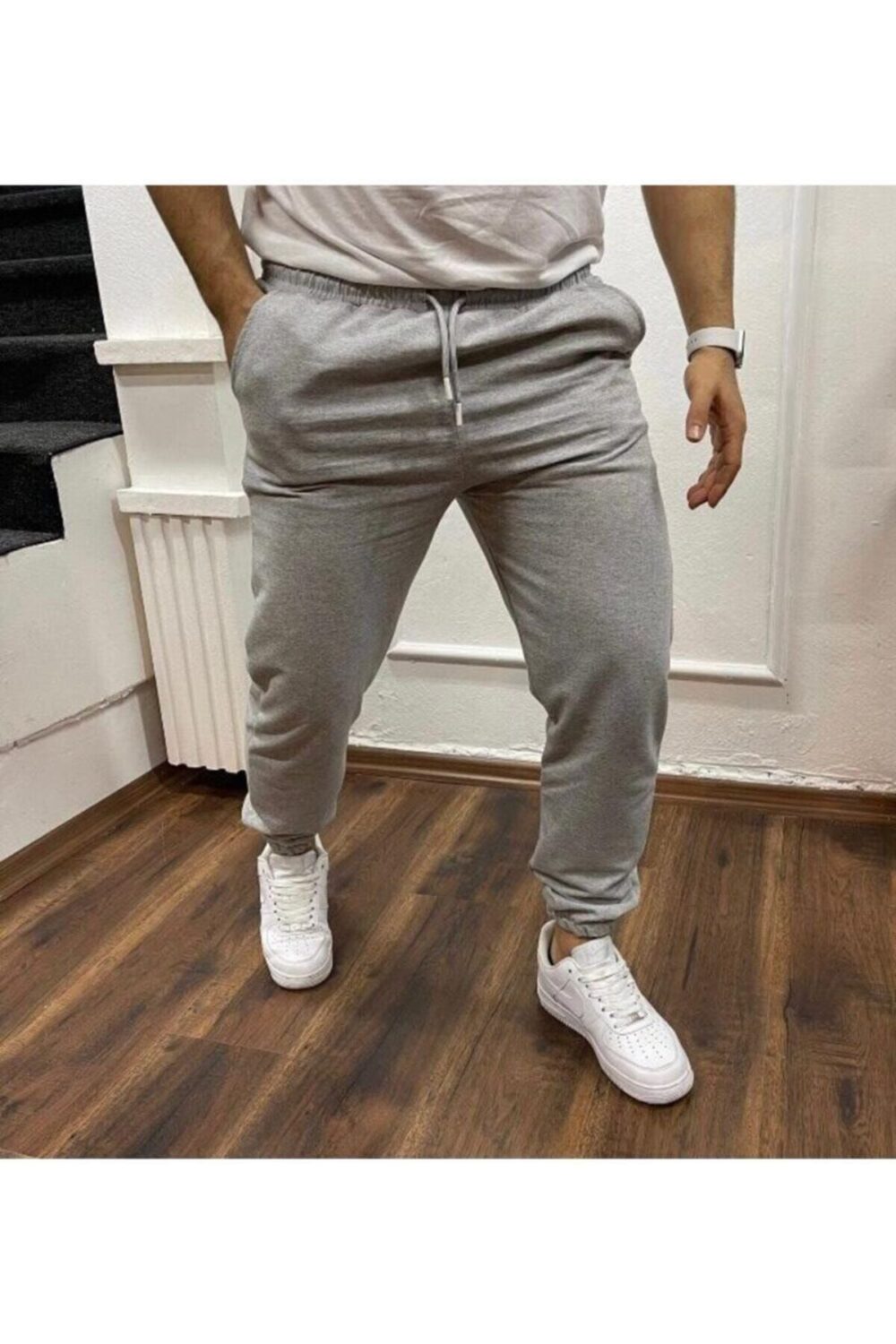 Unisex Gri Eşofman Altı