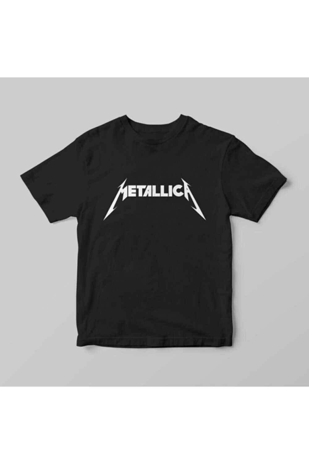 Unisex Siyah Metallica T-Shirt