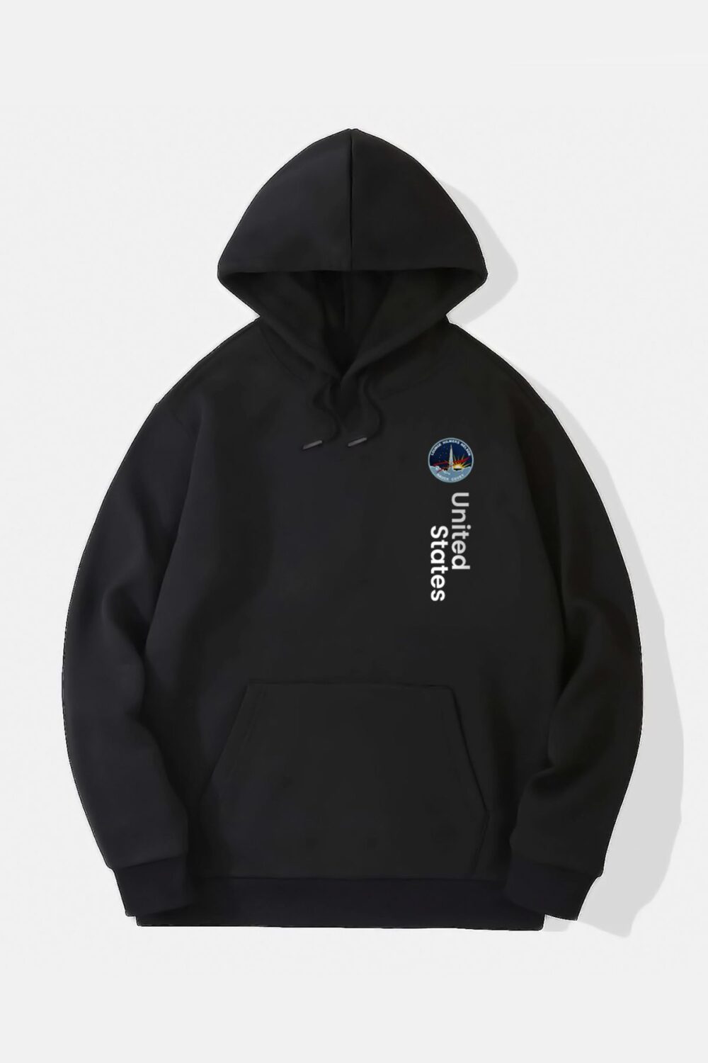 United States Space Baskılı Kapüşonlu Sweatshirt