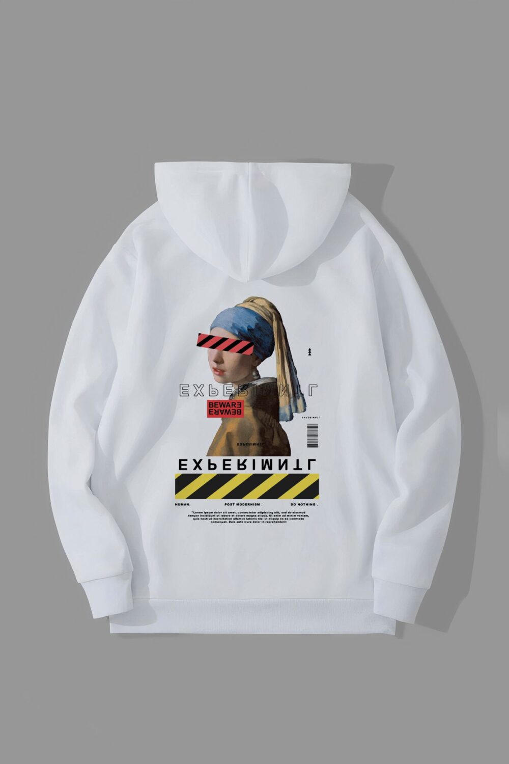 inci Küpeli Kız Tasarım Kapüşonlu Sweatshirt Hoodie